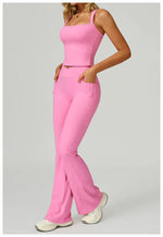 Load image into Gallery viewer, Luxuriously High Waist Bell Bottom Contour Leggings
