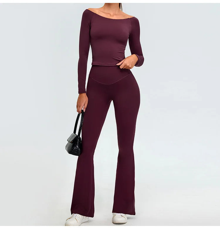 Contoured Performance Tracksuit Set With Long Sleeves