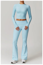 Load image into Gallery viewer, Signature 2 Piece Yoga Ensemble Nylon Plus Performance
