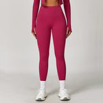 Load image into Gallery viewer, High Waist Contour Yoga Leggings Breathable Performance
