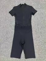 Load image into Gallery viewer, Seamless Zippered Contour Yoga Bodysuit for Performance
