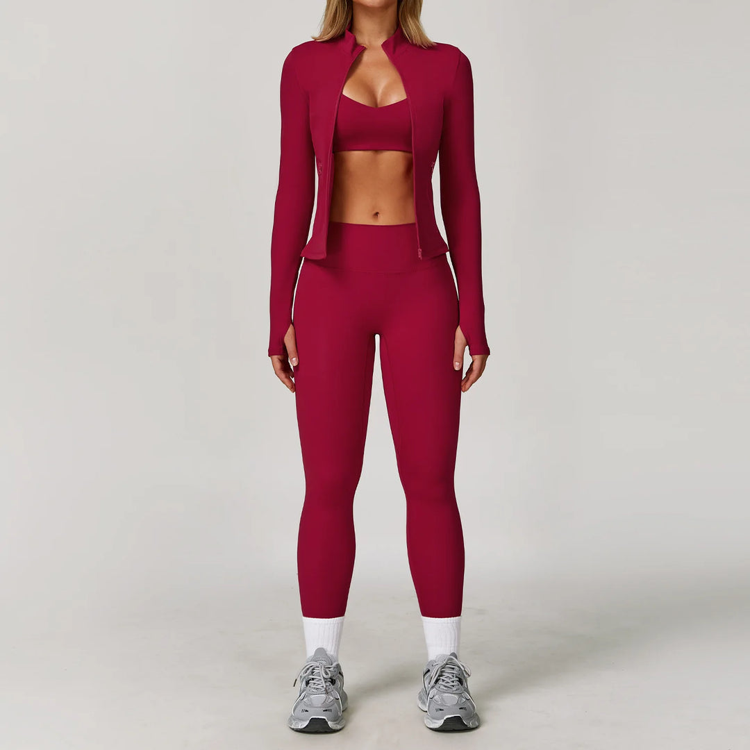 Two Piece Yoga Contour Signature Performance Activewear Set