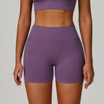 Load image into Gallery viewer, Premium Breathable High Waist Contoured Scrunch Shorts Nylon
