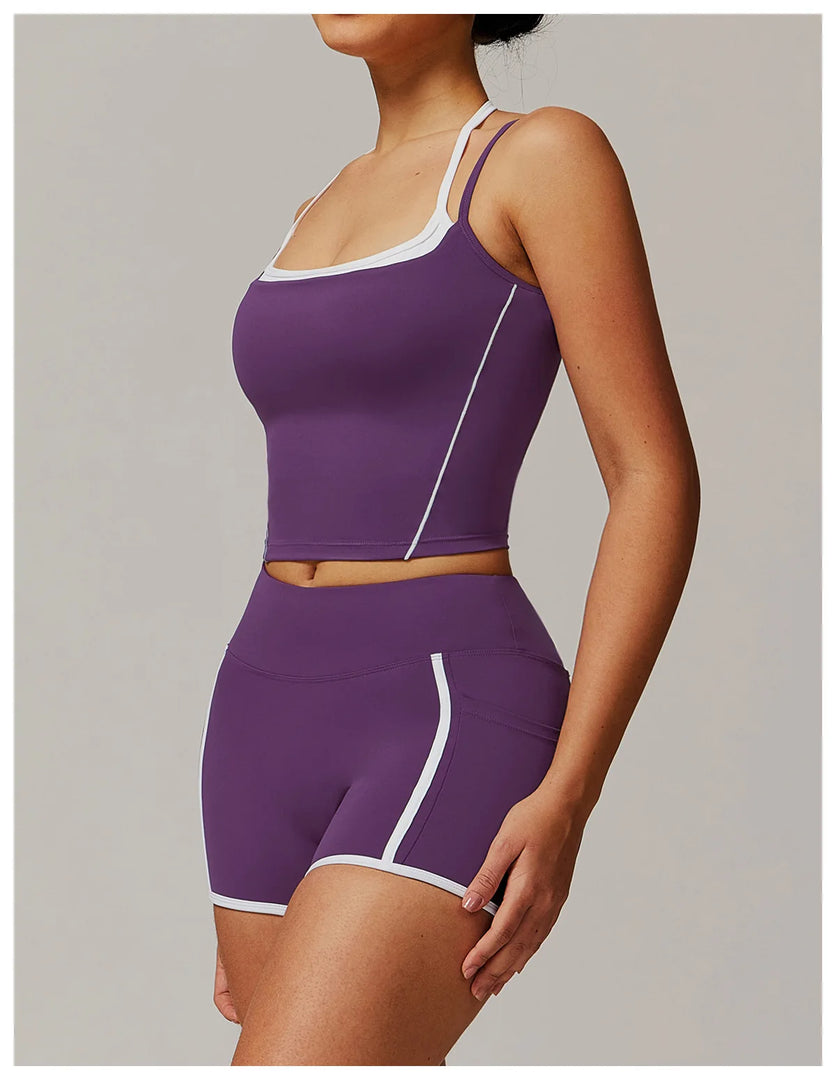 Contoured Breathable Seamless Feather Light Sport Bra Nylon