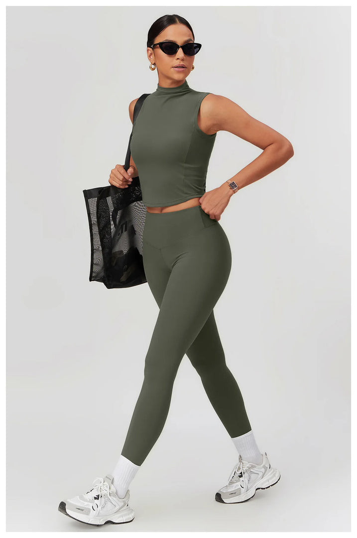 Two Piece Contoured Athleisure Set