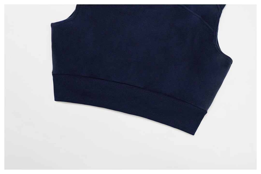 Winter Velvet Contoured High Neck Performance Cozy Vest