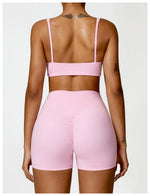 Load image into Gallery viewer, Contoured Padded Sling Seamless Sports Bra Quick Dry
