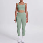 Load image into Gallery viewer, Ultra Luxe Contour Yoga Wear 2 Piece Leggings Nylon
