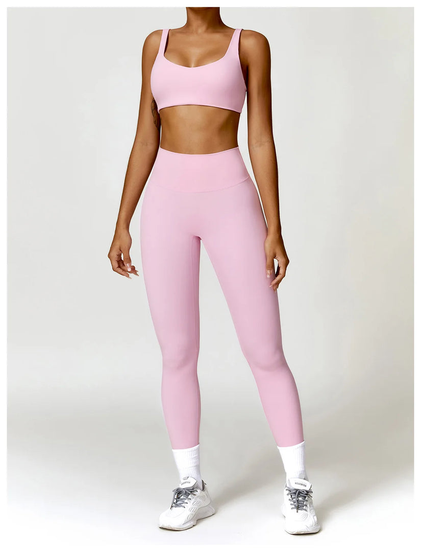 Contoured Padded Sling Seamless Sports Bra Quick Dry