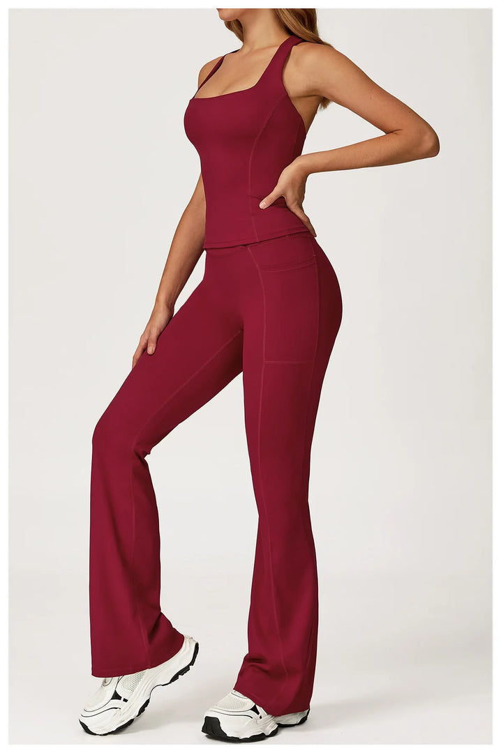 2 Piece Premium Luxe Contoured Tracksuit Nylon Knit