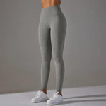 Load image into Gallery viewer, Ribbed Scrunch Contour Seamless High Waist Leggings
