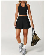 Load image into Gallery viewer, Luxurious Contouring Seamless Halter Set Performance
