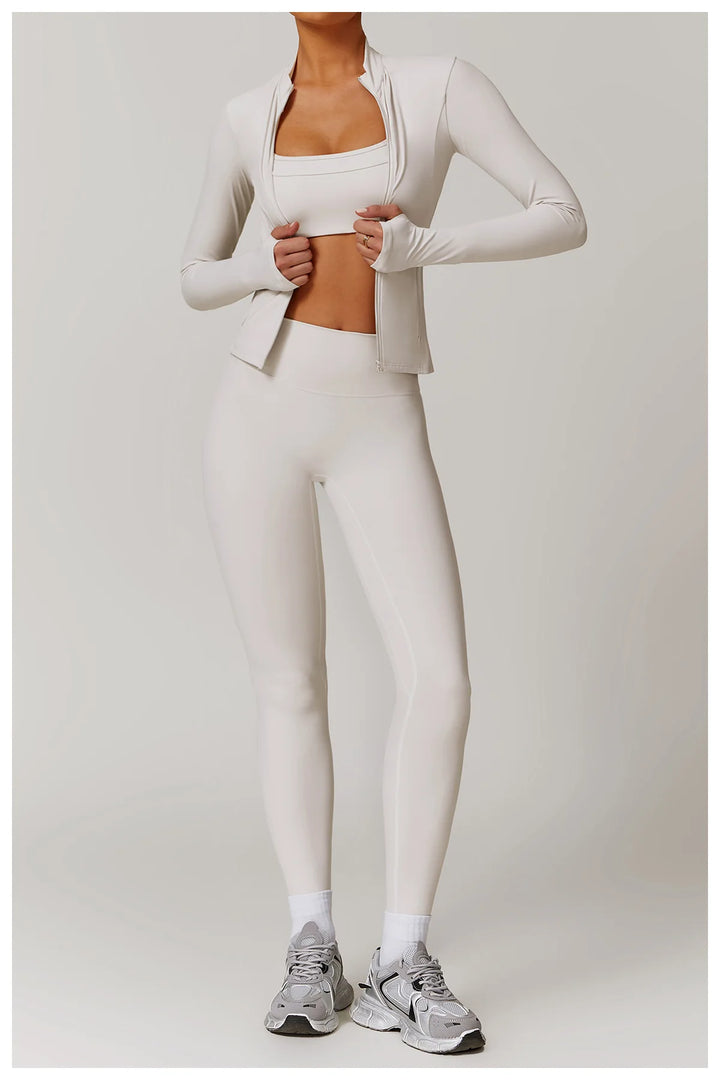 Premium Breathable Long Sleeve Performance Gym Top Nylon