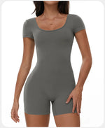 Load image into Gallery viewer, Backless Contour Jumpsuit Breathable Performance Nylon
