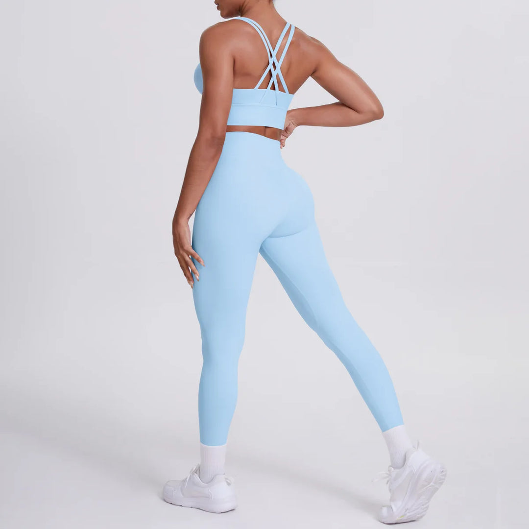 Ultra Luxe Contour Yoga Wear 2 Piece Leggings Nylon