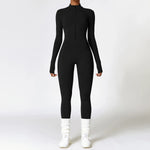 Load image into Gallery viewer, Zippered Contour Yoga Romper With Ultra Compression
