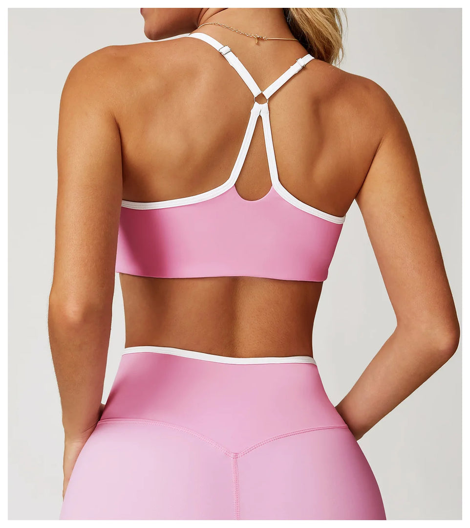 Breathable High Support Contour Seamless Bra Nylon Spandex