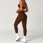 Load image into Gallery viewer, Luxuriously Seamless 2 Piece High Waist Set Contouring
