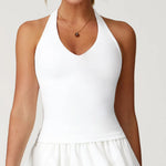 Load image into Gallery viewer, Seamless Contour Halter Bra Open Back Premium Breathable
