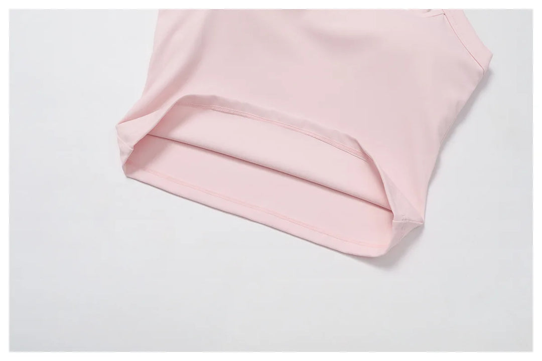 Luxe Contour 2 Piece Yoga Wear Ensemble Nylon Knit Fabric