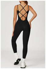 Load image into Gallery viewer, Elevated Contour Performance Breathable Jumpsuit Nylon Knit
