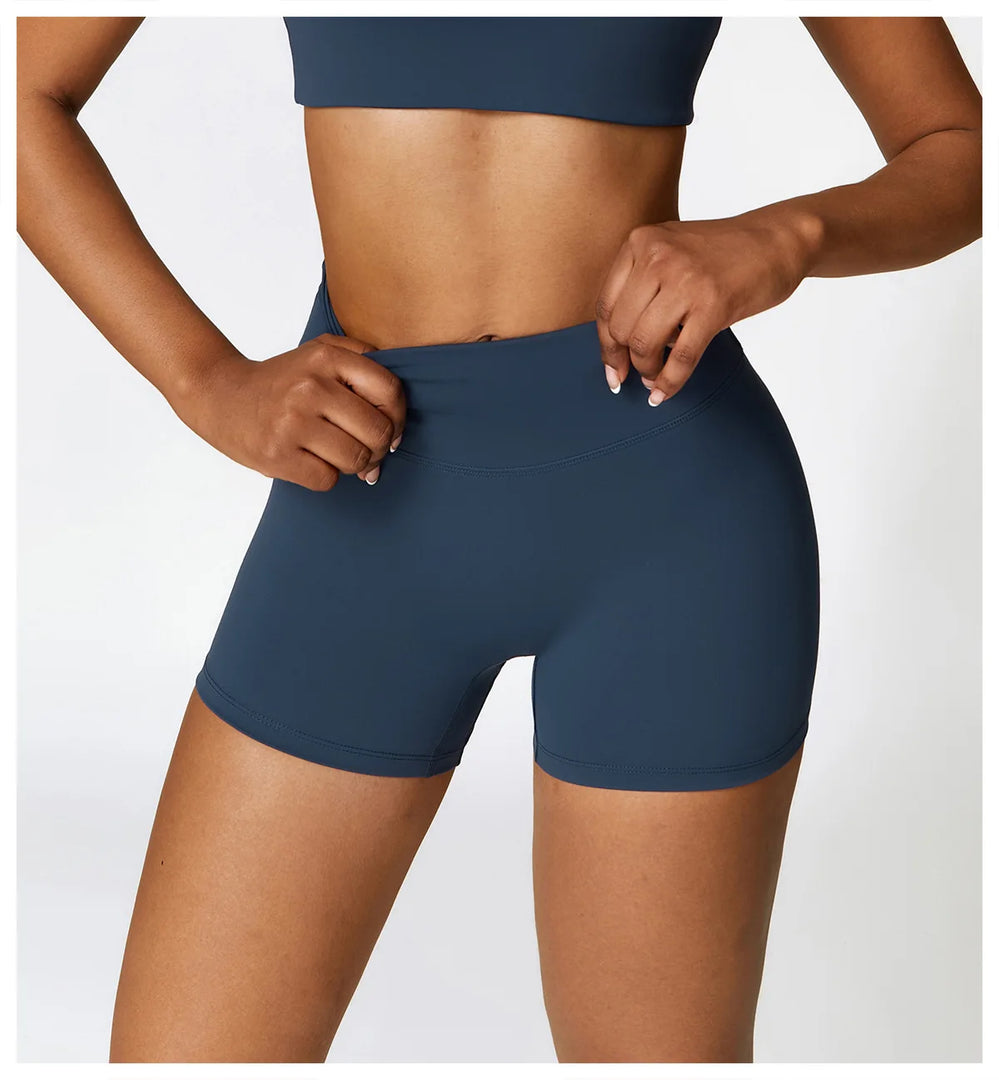 Sculpted Contour Yoga Shorts With Breathable Comfort