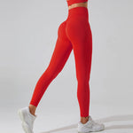 Load image into Gallery viewer, Seamless High Waist Leggings Moisture Wicking Contour
