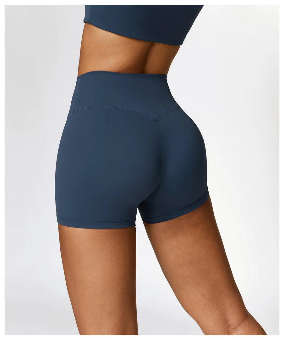 Sculpted Contour Yoga Shorts With Breathable Comfort