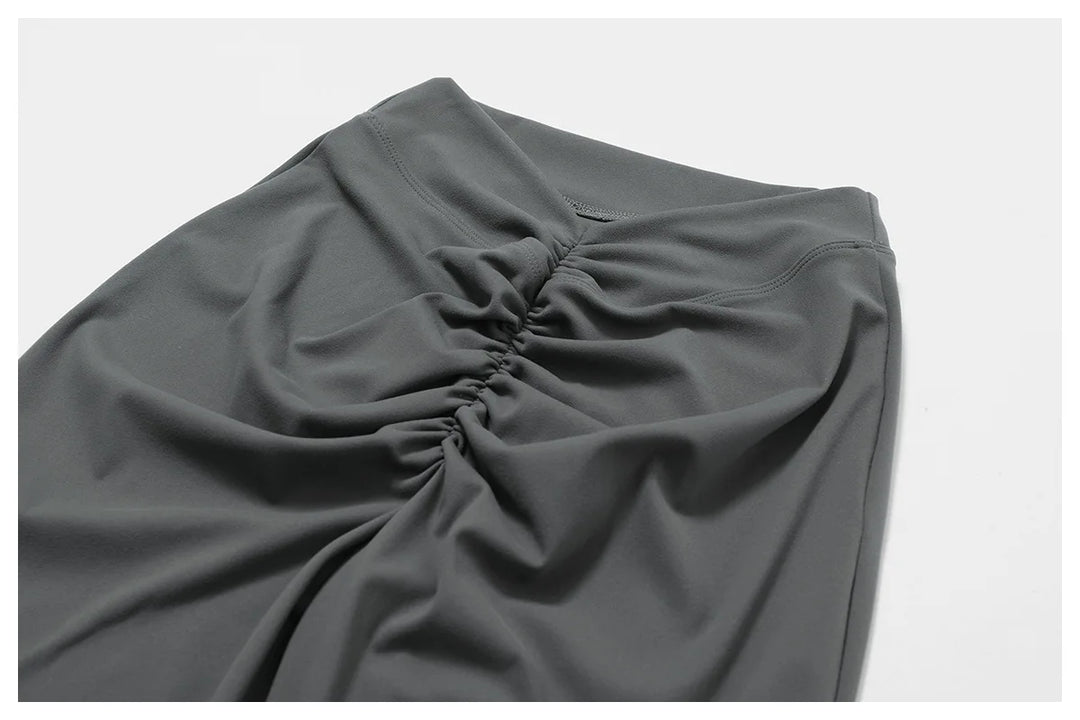 Contoured Flared Leggings With High Waist Silhouette