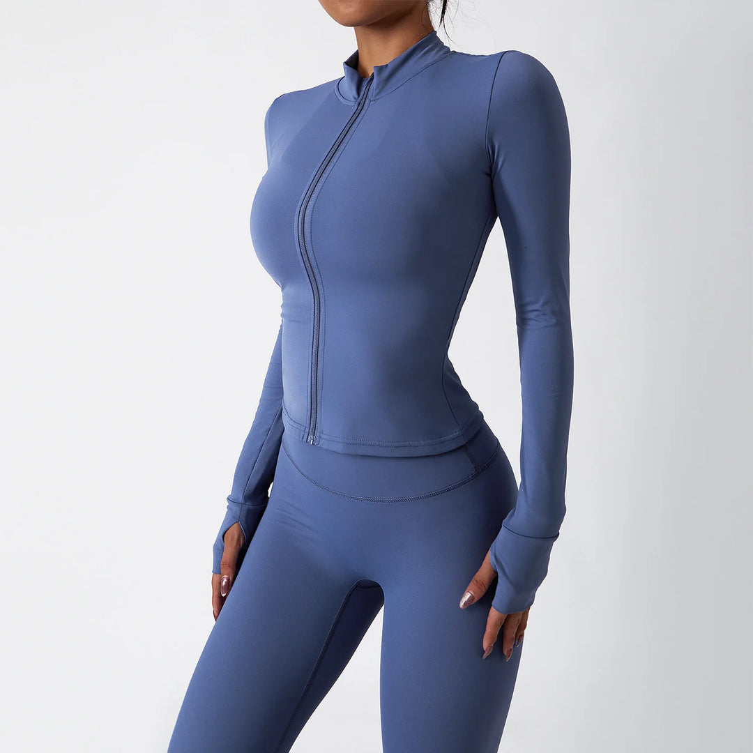 2 Piece Contouring Sculpted Yoga Ensemble Performance