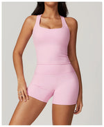 Load image into Gallery viewer, Two Piece Seamless Contour Yoga Leggings Set Nylon Knit
