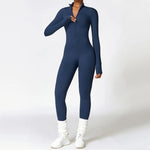 Load image into Gallery viewer, Zippered Contour Yoga Romper With Ultra Compression

