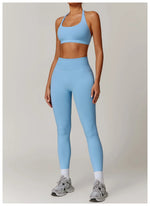 Load image into Gallery viewer, Seamless Contour Performance Yoga Ensemble
