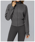 Load image into Gallery viewer, Wind Proof Zip Front Standing Collar Sweat Shirt Regular Fit
