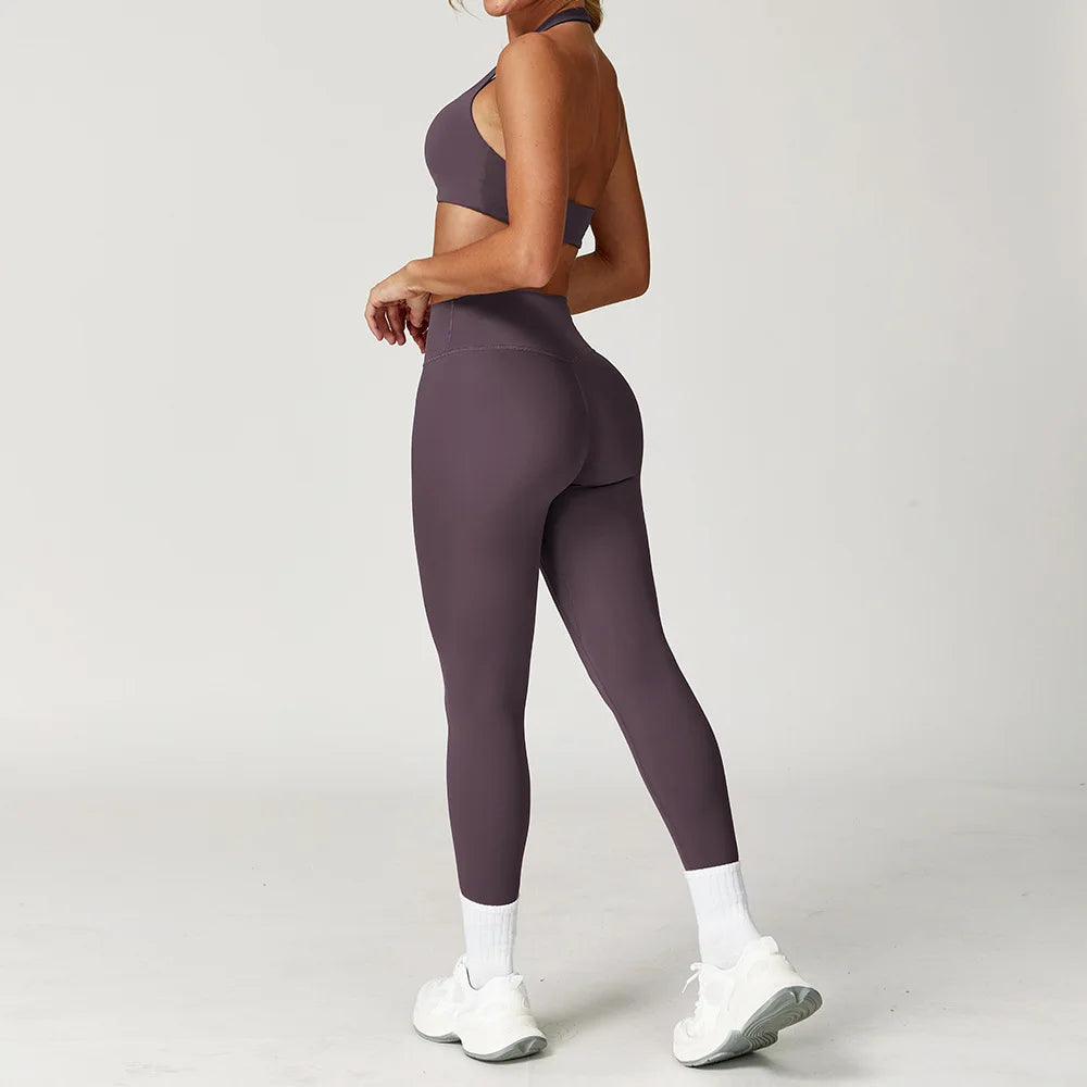 Luxuriously Seamless 2 Piece High Waist Set Contouring