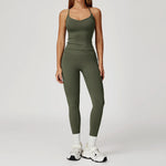 Load image into Gallery viewer, Two Piece Contoured Seamless Performance Athletic Set Nylon
