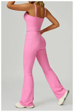 Load image into Gallery viewer, Two Piece Ultra Performance Yoga Luxe Set High Waist Band
