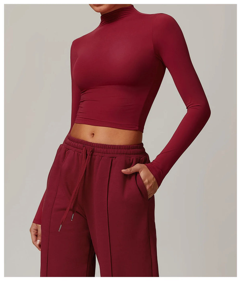 Luxurious Contoured 2 Piece Yoga Ensemble Performance
