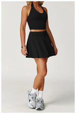 Load image into Gallery viewer, Luxurious Contouring Seamless Halter Set Performance
