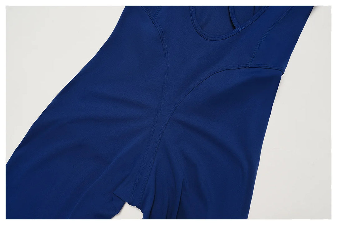 Elevated Contour Performance Breathable Jumpsuit Nylon Knit