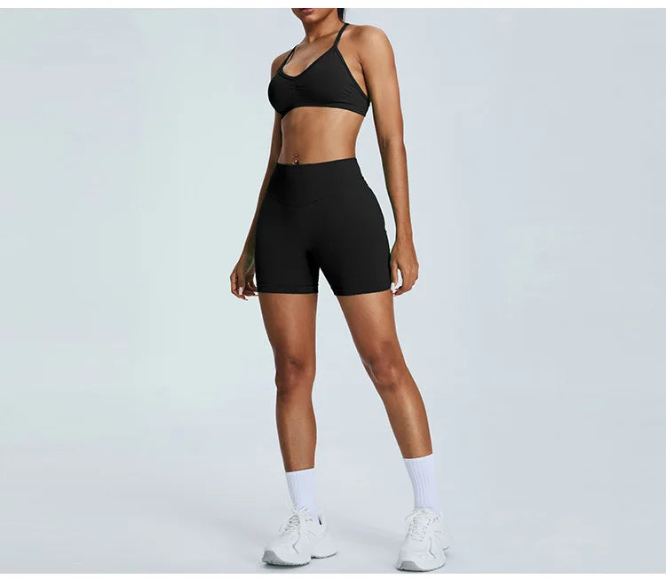 Luxuriant Seamless High Waist Sculpted Yoga Shorts