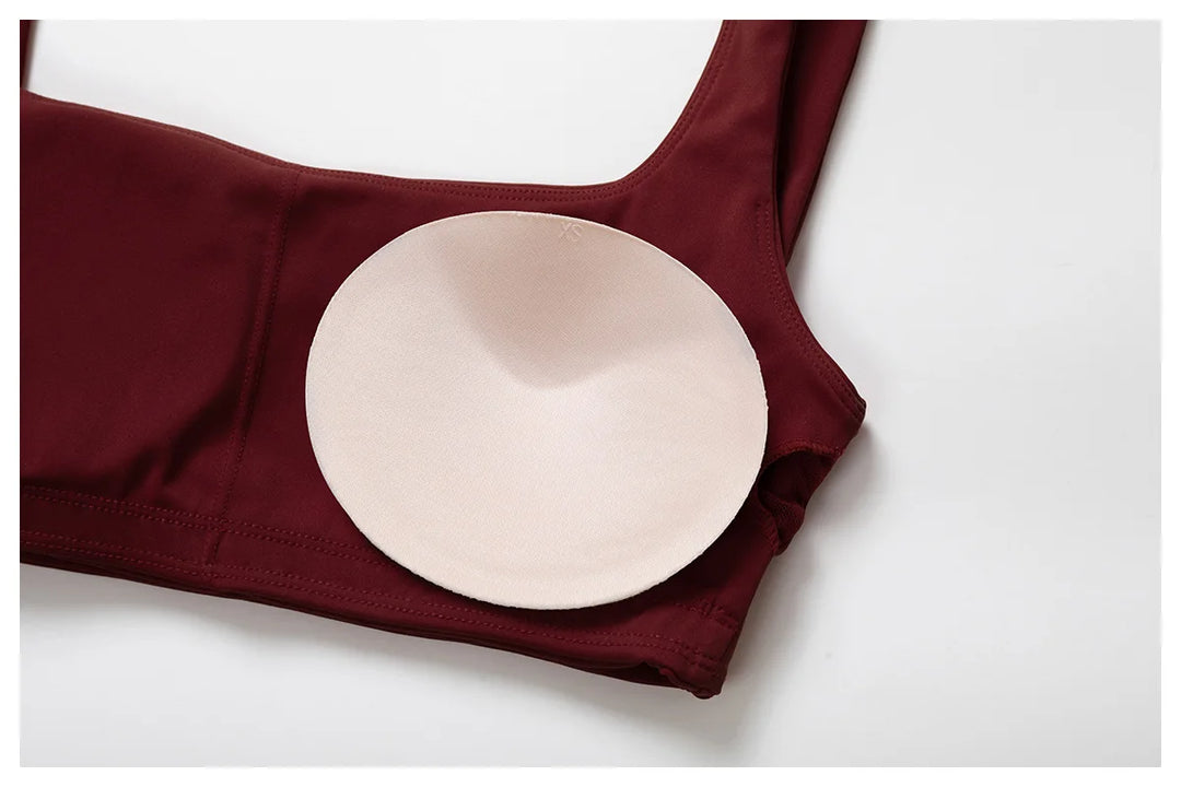 Seamless Contour Performance Sports Bra Nylon Spandex