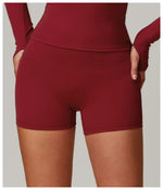Load image into Gallery viewer, Running High Waist Contoured Scrunching Shorts Nylon
