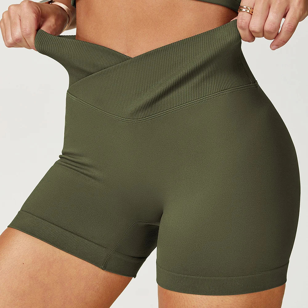 Seamless High Waist Studio Shorts Performance Luxe Elite
