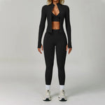 Load image into Gallery viewer, Two Piece Contour Seamless Performance Yoga Ensemble

