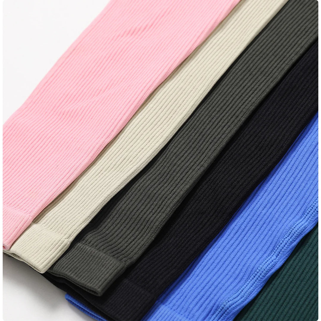 Spring Seamless Contour Yoga Body Suit Set Performance