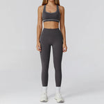 Load image into Gallery viewer, Contour Performance High Waist Athleisure Set Seamless
