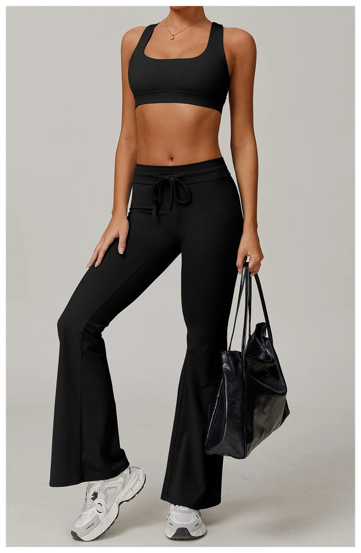 2 Piece Contoured Performance Athleisure Set Nylon