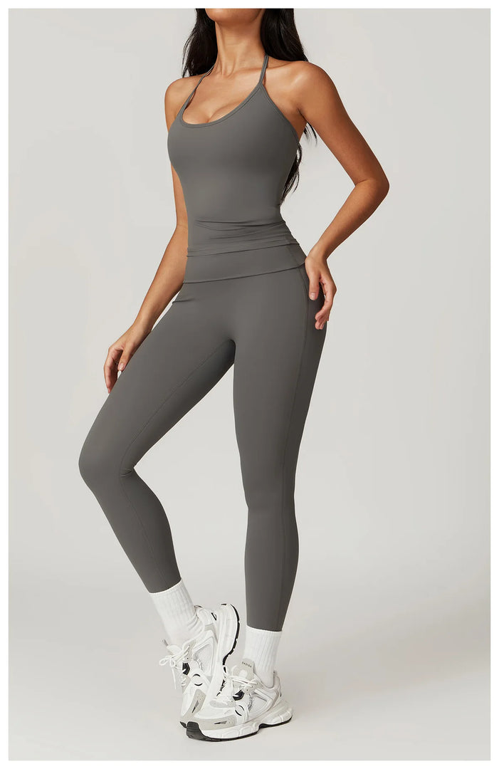 Ultra Light Weight Hanging Neck Sports Bra Breathable