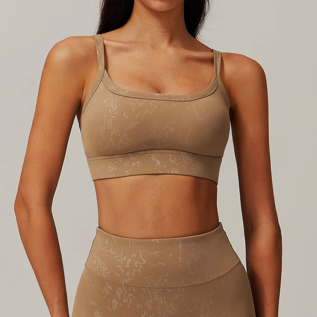 Contoured Seamless Push Up Top Breathable Performance